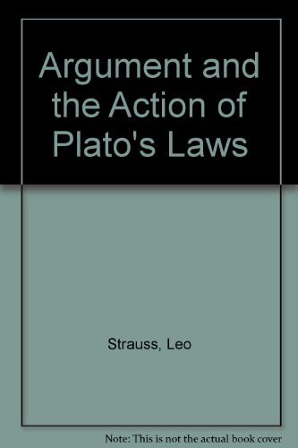 Book The Argument and the Action of Plato's Laws free