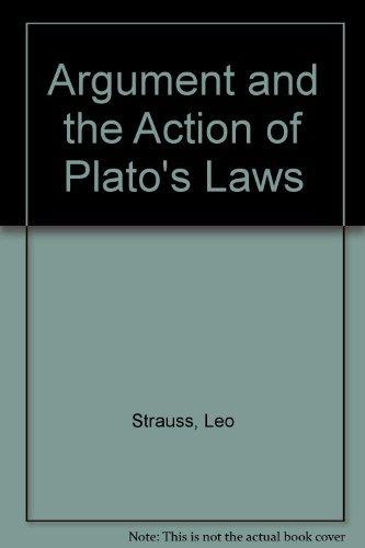 Book The Argument And The Action Of Plato's Laws free