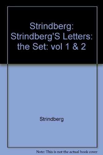 Book Strindberg's Letters (vol 1 & 2) free