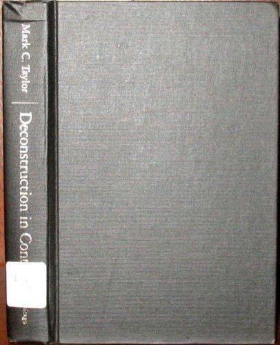 Book Deconstruction in Context: Literature and Philosophy free