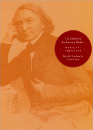 Book The Genesis Of Lachmann's Method free