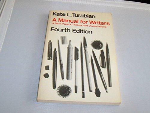 Book Manual for Writers of Term Papers, Theses, and Dissertations free