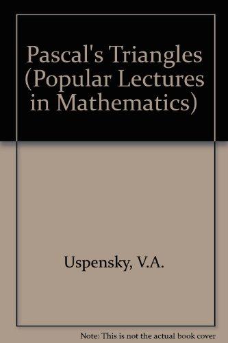 Book Pascal's Triangle (Popular lectures in mathematics) (English and Russian Edition) free