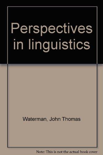 Book Perspectives in linguistics free