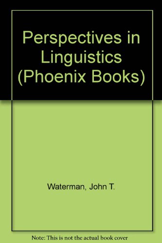Book Perspectives in Linguistics (Phoenix Books) free