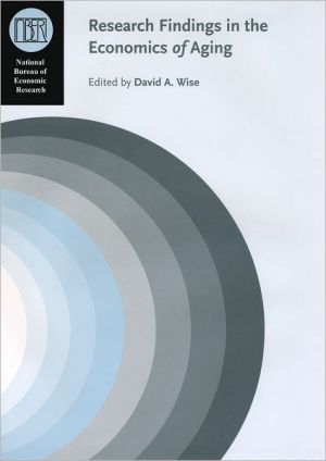 Book Research Findings in the Economics of Aging (National Bureau of Economic Research Conference Report) free