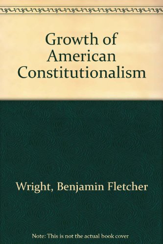 Book The Growth Of American Constitutional Law free