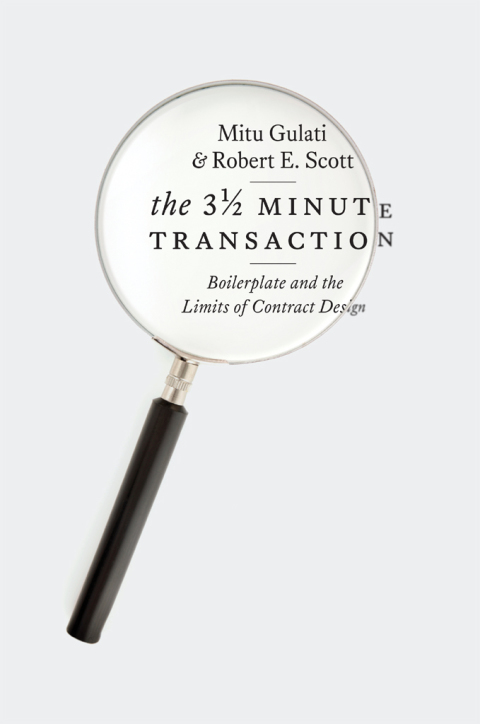 Book The Three and a Half Minute Transaction: Boilerplate and the Limits of Contract Design (Chicago Series in Law and Society) free