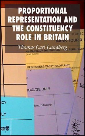 Book Proportional Representation and the Constituency Role in Britain free Book Proportional Representation and the Constituency Role in Britain free