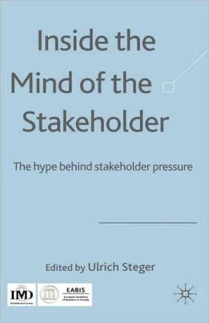 Book Inside the Mind of the Stakeholder: The Hype Behind Stakeholder Pressure free