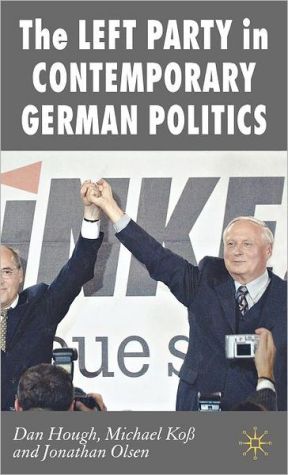 Book The Left Party In Contemporary German Politics free