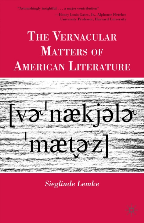 Book The Vernacular Matters of American Literature free