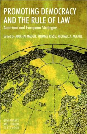Book Promoting Democracy and the Rule of Law: American and European Strategies (Governance and Limited Statehood) free