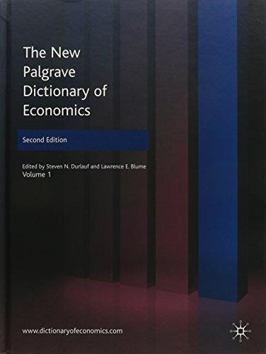 Book The New Palgrave Dictionary of Economics free