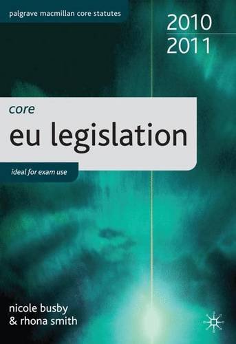 Book Core EU Legislation free