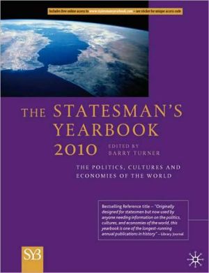 Book The Statesman's Yearbook 2010: The Politics, Cultures and Economies of the World free