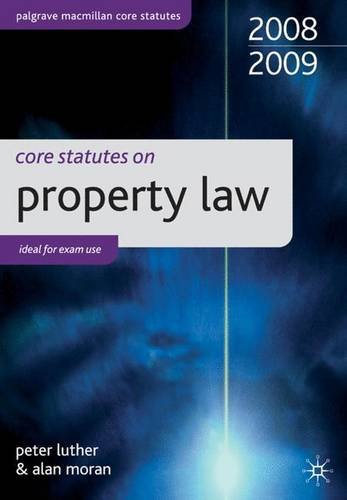 Book Core Statutes On Property Law free