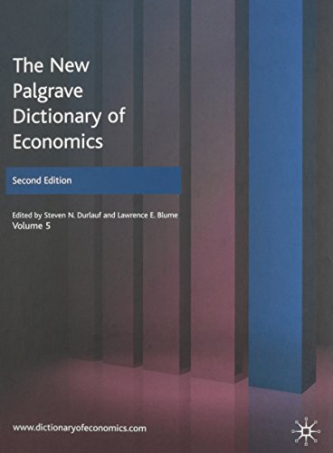 Book The New Palgrave Dictionary of Economics free