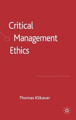Book Critical Management Ethics free