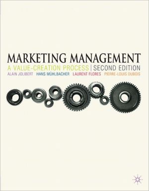 Book Marketing Management: A Value-Creation Process free