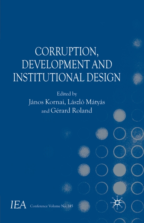 Book Corruption, Development and Institutional Design free