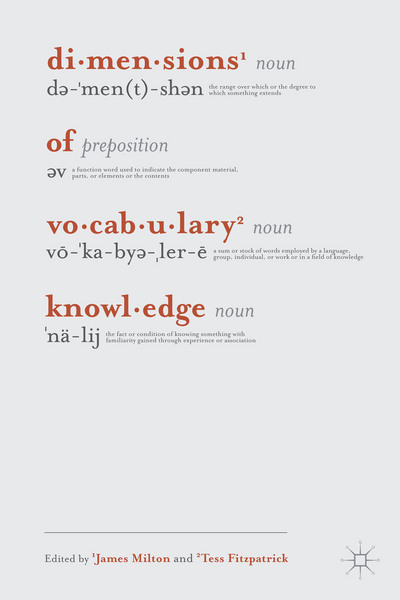 Book Dimensions of Vocabulary Knowledge free