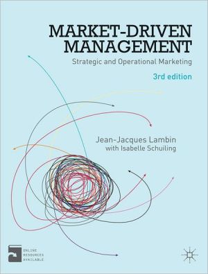 Book Market-Driven Management: Strategic and Operational Marketing free
