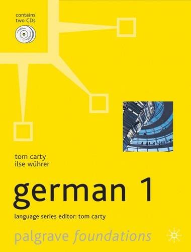 Book Foundations German 1: 1 (Palgrave Foundation Series Languages) free