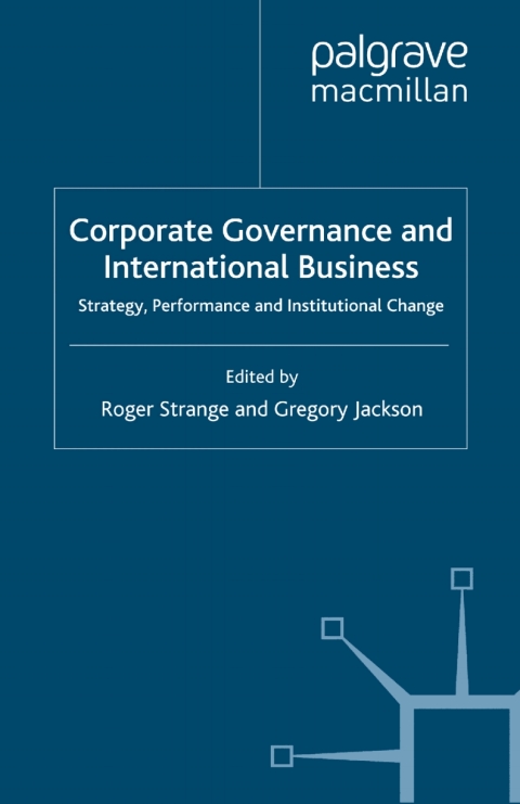 Book Corporate Governance and International Business free