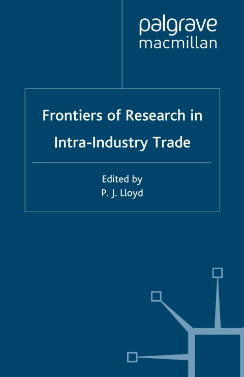 Book Frontiers of Research in Intra-Industry Trade free