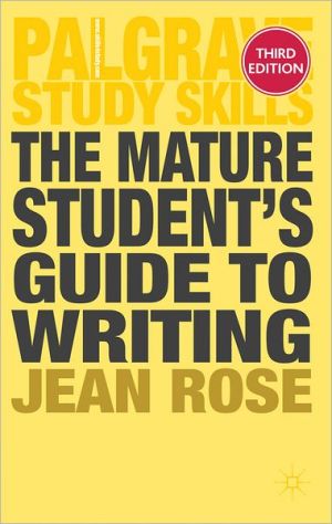 Book The Mature Student's Guide to Writing (Macmillan Study Skills) free