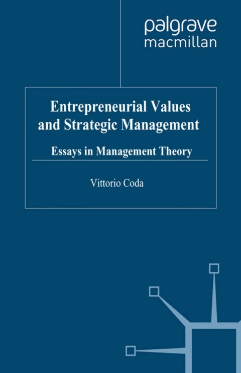 Book Entrepreneurial Values and Strategic Management free