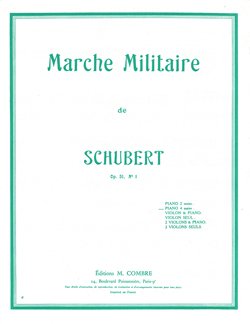 Book Marche Militaire Op.51 N1 --- Piano 4 Ms free