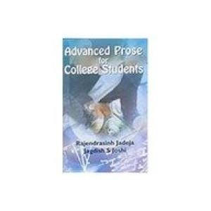 Book JAGDISH & JOSHI_ADVANCED PROSE FOR COLLE free
