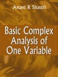 Book Basic Complex Analysis of One Variable free