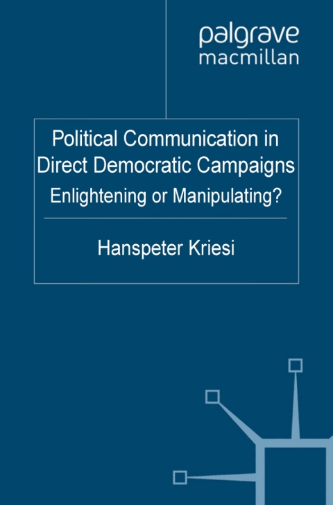 Book Political Communication in Direct Democratic Campaigns free