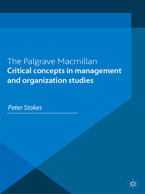 Book Critical Concepts in Management and Organization Studies free