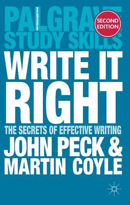 Book Write it Right: The Secrets of Effective Writing (Macmillan Study Skills) free