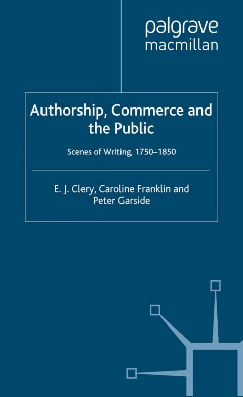 Book Authorship, Commerce and the Public free
