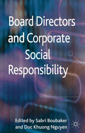 Book Board Directors and Corporate Social Responsibility free