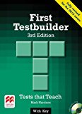 Book FIRST TESTBUILDER Sb Pk +Key 3rd Ed free