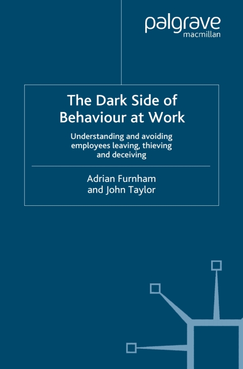 Book The Dark Side of Behaviour at Work free