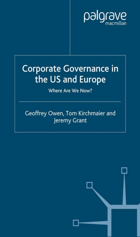 Book Corporate Governance in the US and Europe free