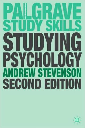Book Studying Psychology (Macmillan Study Skills) free