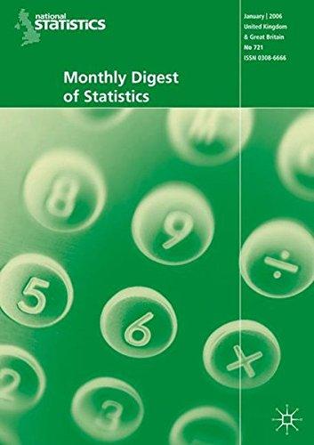 Book Monthly Digest Of Statistics Vol 734, February 2007 (v. 734) free