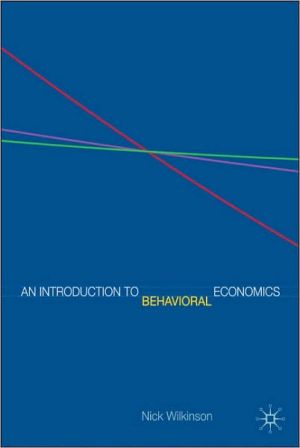 Book An Introduction to Behavioral Economics free