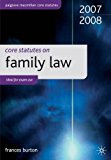 Book Core Statutes On Family Law 2007-08 (palgrave Core Statutes) free