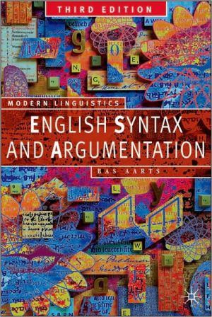 Book English Syntax and Argumentation (Modern Linguistics) free