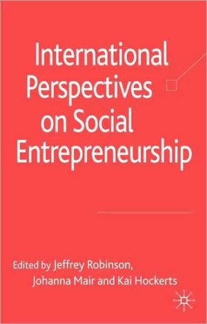 Book International Perspectives on Social Entrepreneurship free