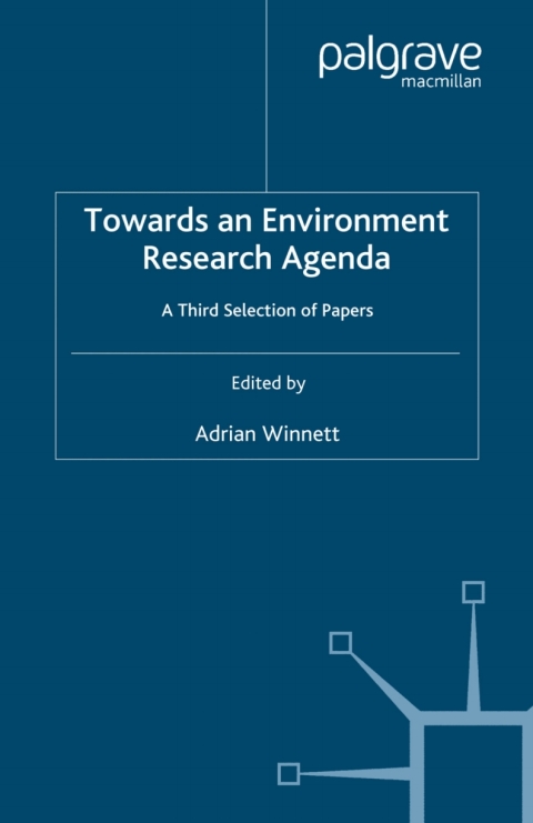 Book Towards an Environment Research Agenda free